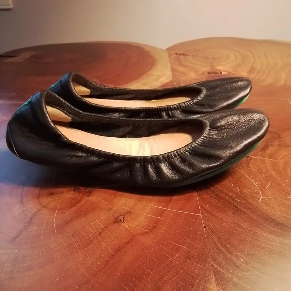 Tieks by Gavrieli Matte Black Leather Ballet Flats - 5 - Picture 9 of 16